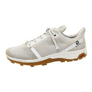 Salomon White and Tan Athletic Shoes